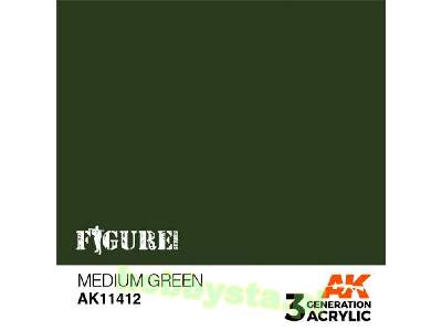 AK 11412 Medium Green - zdjęcie 1