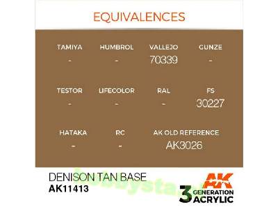 AK 11413 Denison Tan Base - zdjęcie 3
