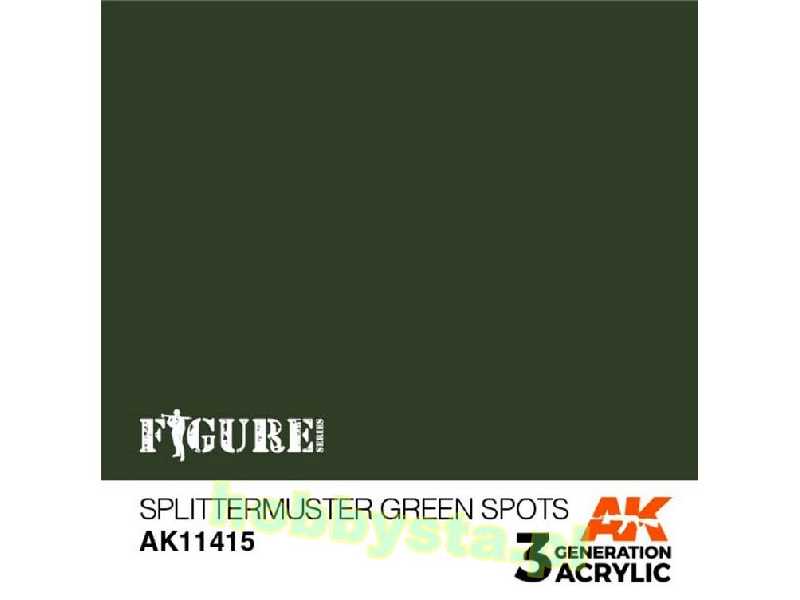 AK 11415 Splittermuster Green Spots - zdjęcie 1