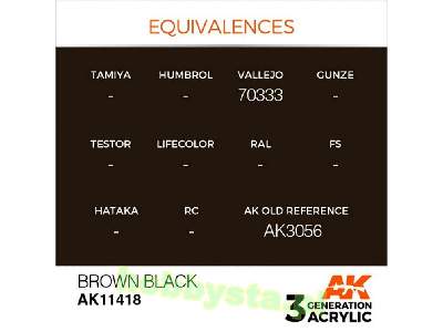 AK 11418 Brown Black - zdjęcie 3