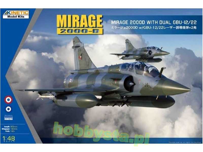 Mirage 2000D with dual GBU-12/22 - zdjęcie 1 Mirage 2000D with dual GBU-12/22 - zdjęcie 1