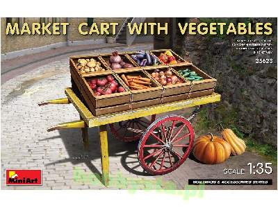 Wózek straganowy z warzywami - zdjęcie 1
