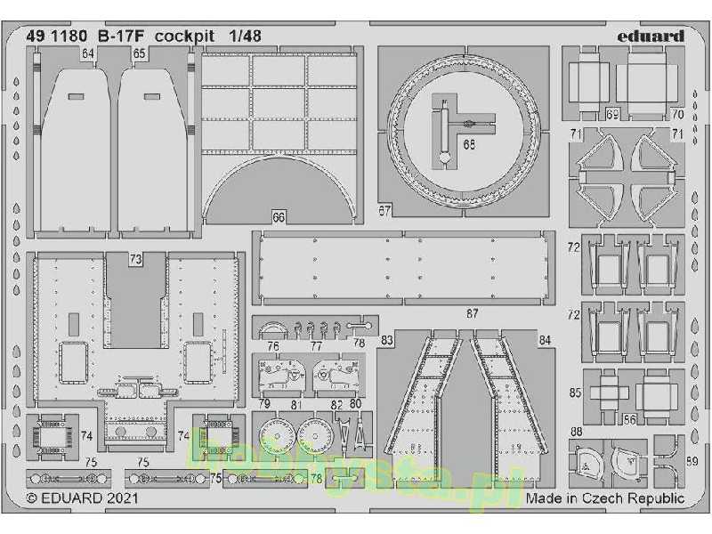 B-17F cockpit 1/48 - zdjęcie 1