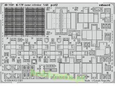 B-17F nose interior 1/48 - Hk Models - zdjęcie 2