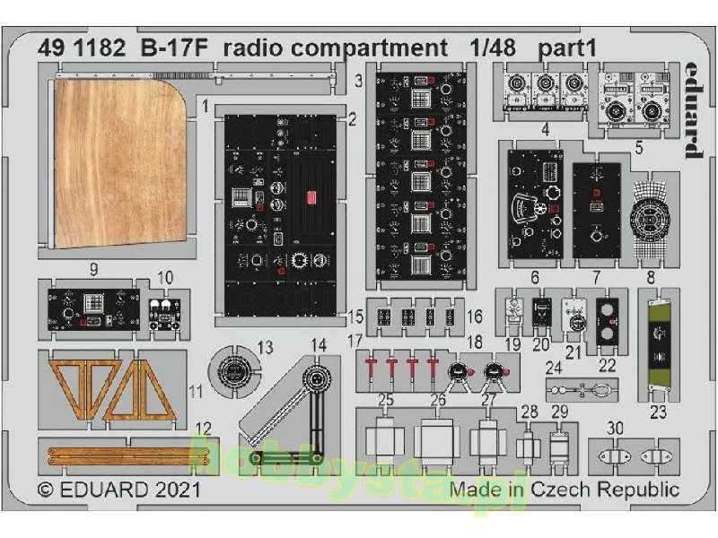 B-17F radio compartment 1/48 - zdjęcie 1