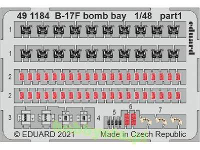 B-17F bomb bay 1/48 - Hk Models - zdjęcie 1