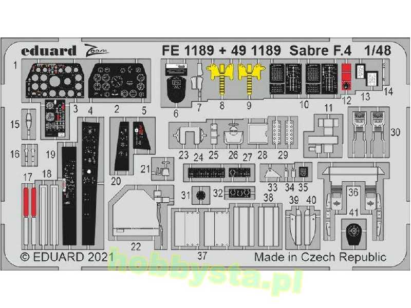Sabre F.4 1/48 - zdjęcie 1