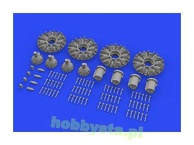 B-17F engines 1/48 - Hk Models - zdjęcie 6