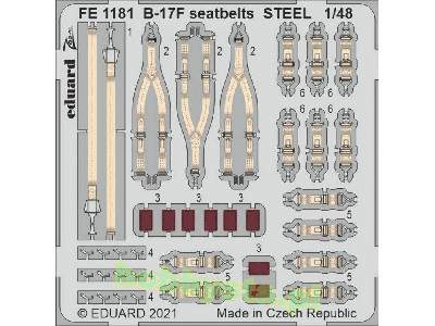 B-17F seatbelts STEEL 1/48 - Hk Models - zdjęcie 1