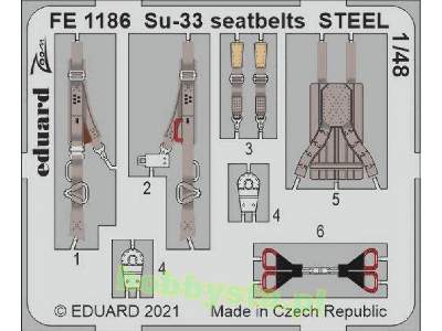 Su-33 seatbelts STEEL 1/48 - zdjęcie 1