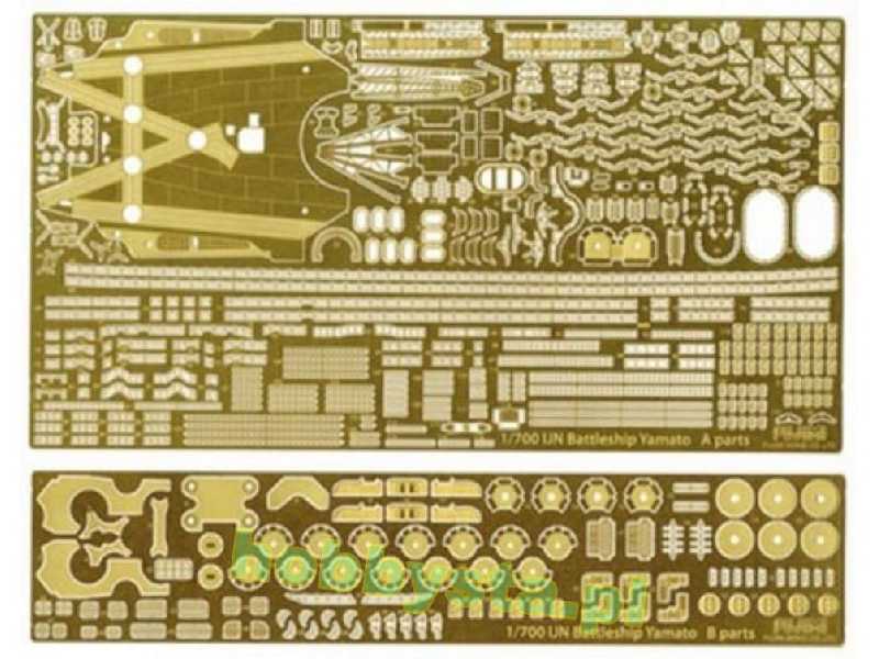 Toku-3 Ex-101 Photo-etched Parts For IJN Battle Ship Yamato - zdjęcie 1 Toku-3 Ex-101 Photo-etched Parts For IJN Battle Ship Yamato - zdjęcie 1