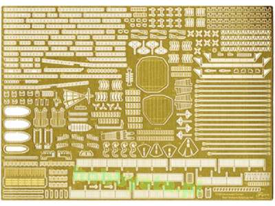 Nx-8 Ex-101 Photo-etched Parts Set For IJN Aircraft Carrier Shin - zdjęcie 1