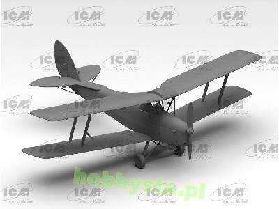 Dh. 82a Tiger Moth z figurkami kadetów RAF-u - zdjęcie 2