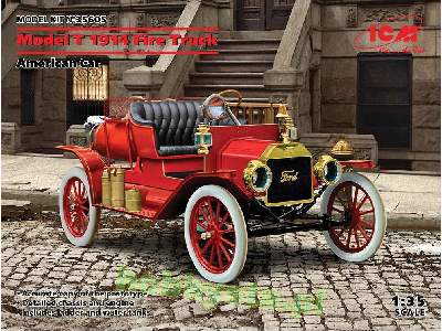Ford T 1914 - amerykański samochód strażacki - zdjęcie 1