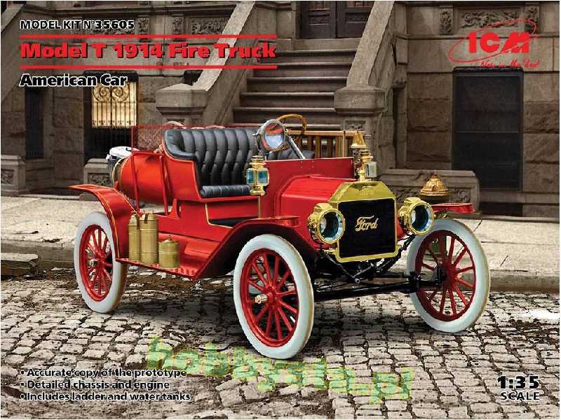 Ford T 1914 - amerykański samochód strażacki - zdjęcie 1