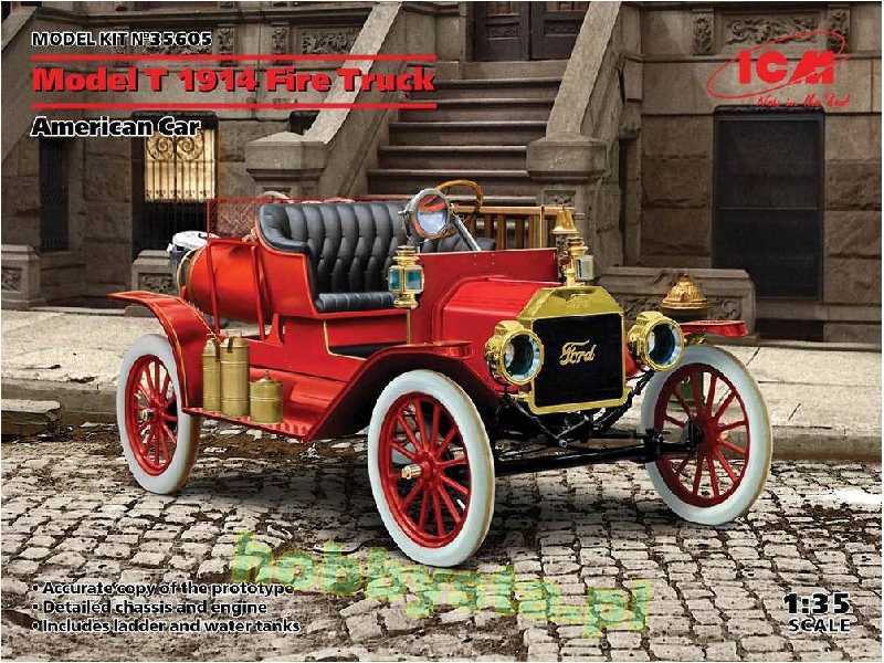 Ford T 1914 - amerykański samochód strażacki - zdjęcie 1 Ford T 1914 - amerykański samochód strażacki - zdjęcie 1