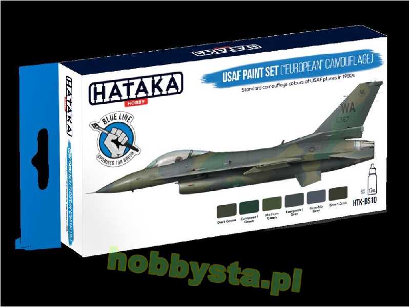 Htk-bs10 USAf (European Camouflage) Paint Set - zdjęcie 1 Htk-bs10 USAf (European Camouflage) Paint Set - zdjęcie 1