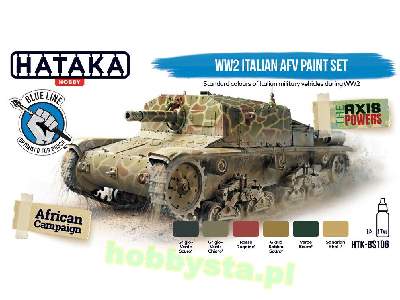 Htk-bs106 WW2 Italian Afv Paint Set - zdjęcie 3