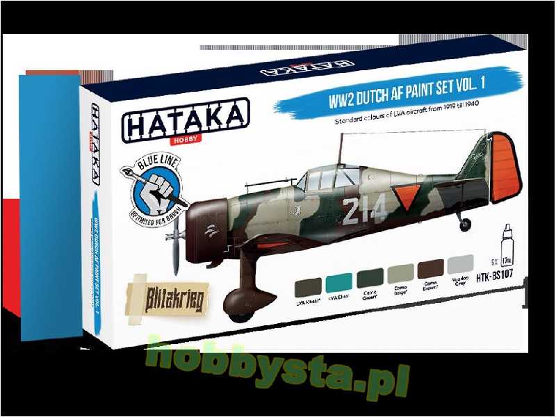 Htk-bs107 WW2 Dutch Af Vol. 1 Paint Set - zdjęcie 1