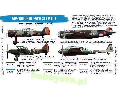 Htk-bs107 WW2 Dutch Af Vol. 1 Paint Set - zdjęcie 2