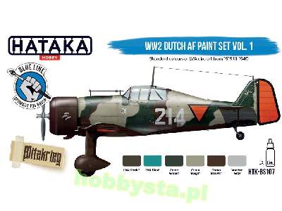 Htk-bs107 WW2 Dutch Af Vol. 1 Paint Set - zdjęcie 3