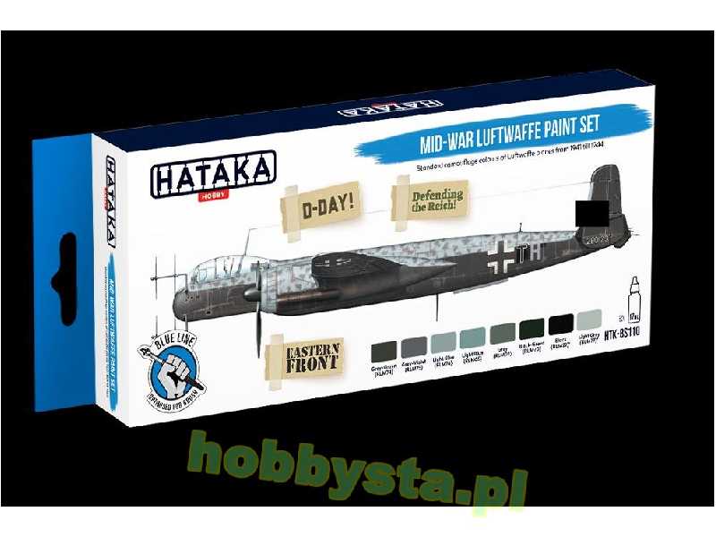 Htk-bs110 Mid-war Luftwaffe Paint Set - zdjęcie 1 Htk-bs110 Mid-war Luftwaffe Paint Set - zdjęcie 1