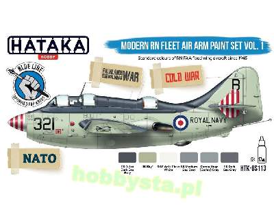 Htk-bs113 Modern Rn Fleet Air Arm Paint Set Vol. 1 - zdjęcie 3
