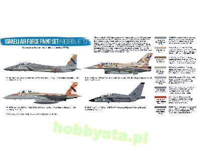 Htk-bs62 Israeli Air Force (Modern Jets) Paint Set - zdjęcie 2