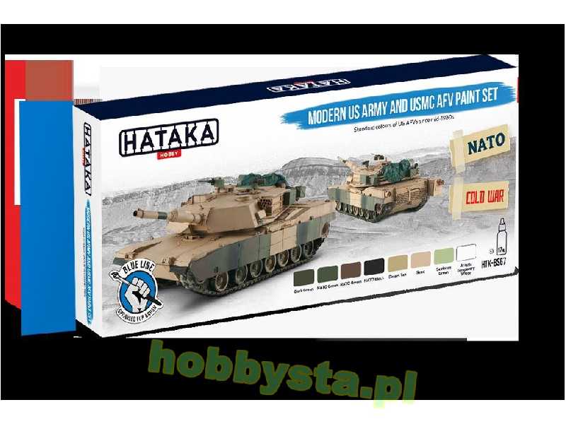 Htk-bs67 Modern US Army And Usmc Afv Paint Set - zdjęcie 1 Htk-bs67 Modern US Army And Usmc Afv Paint Set - zdjęcie 1
