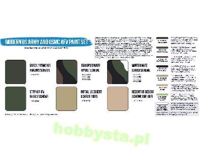 Htk-bs67 Modern US Army And Usmc Afv Paint Set - zdjęcie 2