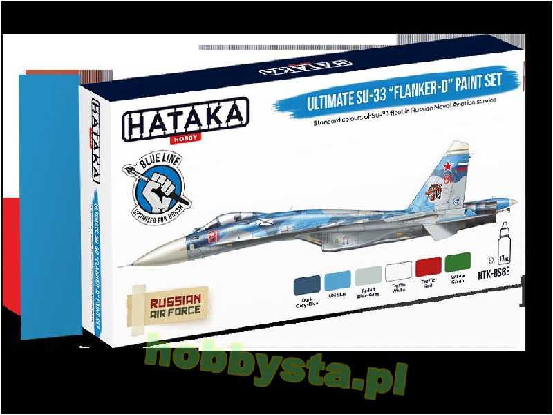 Htk-bs83 Ultimate Su-33 Flanker-d Paint Set - zdjęcie 1