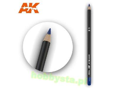 Watercolor Pencil Dark Blue (Box - 5 Units) - zdjęcie 1