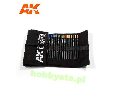 Weathering Pencils Full Range Cloth Case - zdjęcie 1