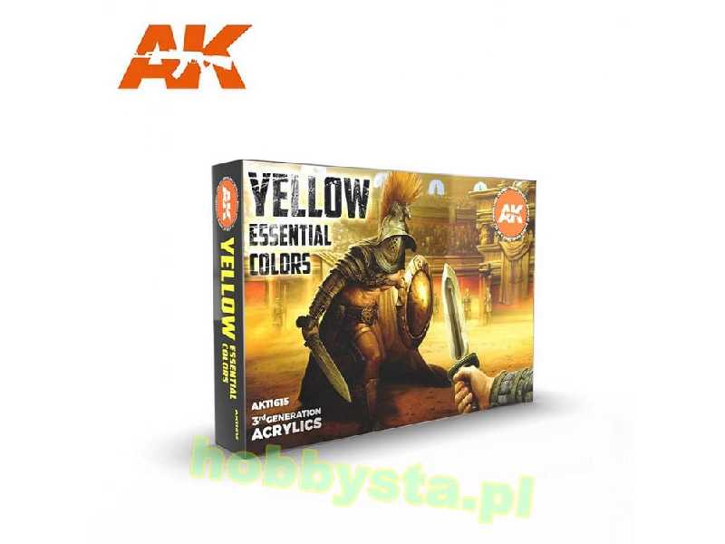 AK 11615 Yellow Essential Colors 3gen Set - zdjęcie 1 AK 11615 Yellow Essential Colors 3gen Set - zdjęcie 1