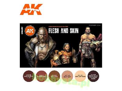 AK 11621 Flesh And Skin Colors (The Original Selection) Set - zdjęcie 2