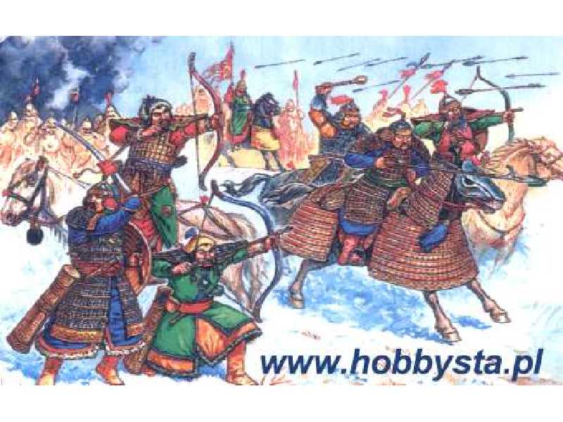 Figurki - Mongołowie - XIII-XIV wiek - zdjęcie 1 Figurki - Mongołowie - XIII-XIV wiek - zdjęcie 1