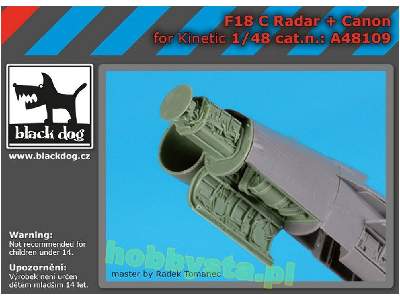 F-18 C Radar + Canon For Kinetic - zdjęcie 1