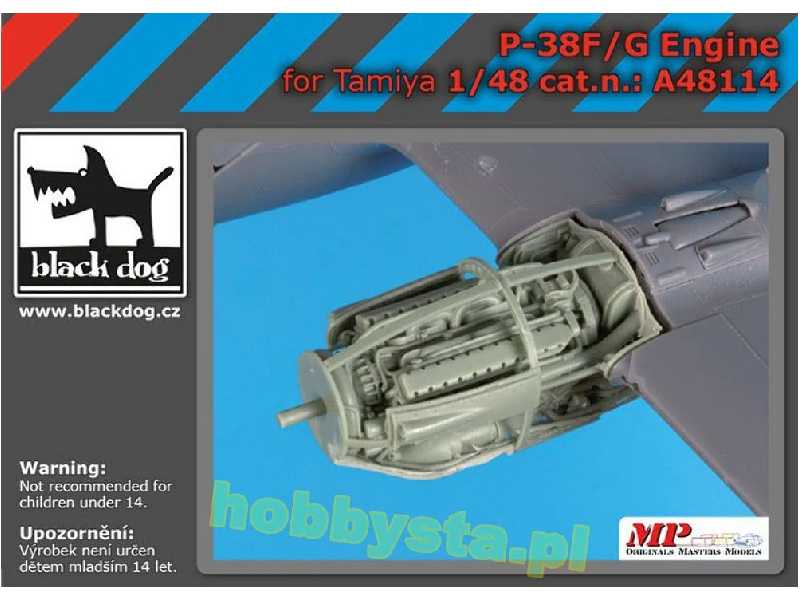 P-38 F-g Engine For Tamiya - zdjęcie 1