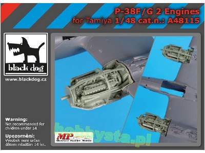 P-38 F-g Engines For Tamiya - zdjęcie 1