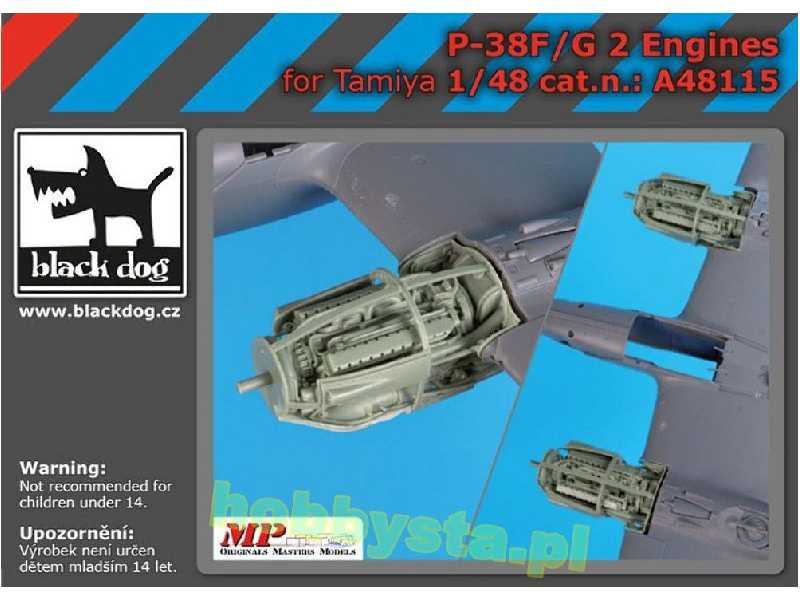 P-38 F-g Engines For Tamiya - zdjęcie 1