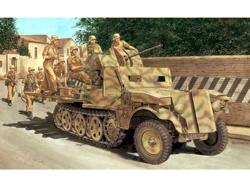 Sd.Kfz.10/5 w/Armor Cab fur 2cm FlaK 38 - zdjęcie 1