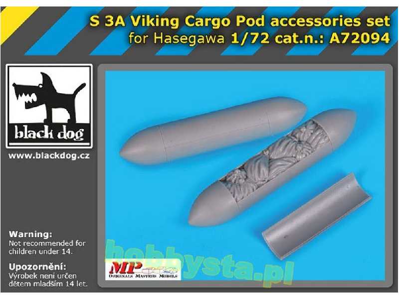 S 3a Viking Cargo Pod Accessories Set For Hasegawa - zdjęcie 1 S 3a Viking Cargo Pod Accessories Set For Hasegawa - zdjęcie 1