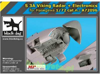 S 3a Viking Radar + Electronics For Hasegawa - zdjęcie 1