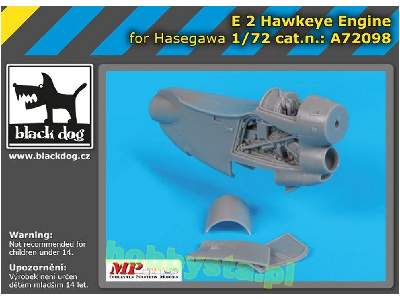 E-2 Hawkeye Engine For Hasegawa - zdjęcie 1