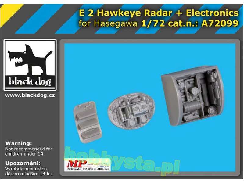 E-2 Hawkeye Radar + Electronics For Hasegawa - zdjęcie 1 E-2 Hawkeye Radar + Electronics For Hasegawa - zdjęcie 1