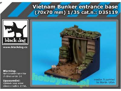 Vietnam Bunker Entrance Base (70x70 mm) - zdjęcie 1