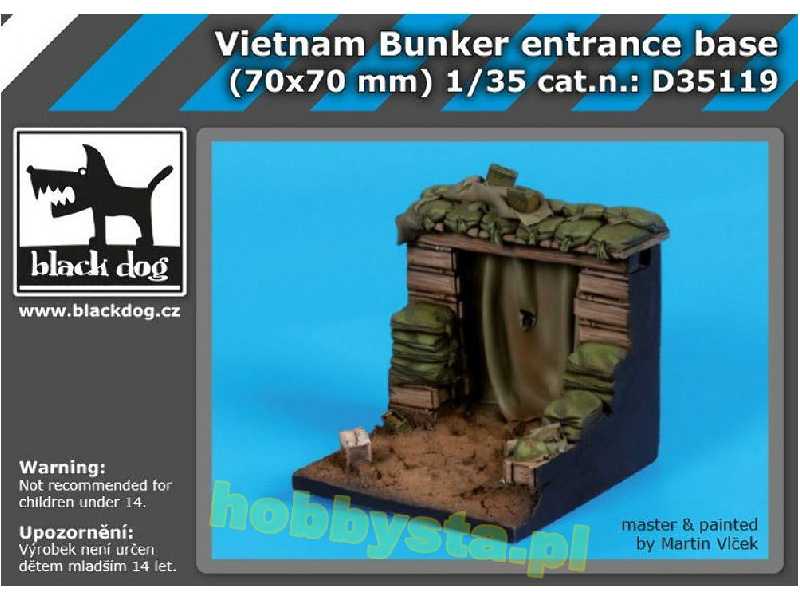 Vietnam Bunker Entrance Base (70x70 mm) - zdjęcie 1 Vietnam Bunker Entrance Base (70x70 mm) - zdjęcie 1