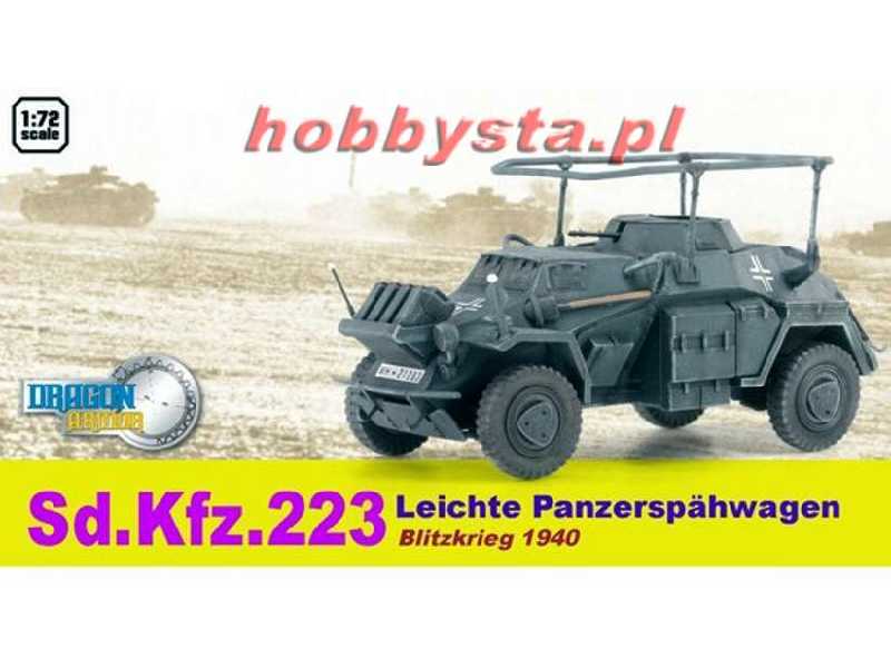 Sd.Kfz.223 Leichte Panzerspahwagen, Blitzkrieg 1940 - zdjęcie 1 Sd.Kfz.223 Leichte Panzerspahwagen, Blitzkrieg 1940 - zdjęcie 1