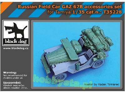 Russian Field Car Gaz 67b Accessories Set For Tamiya - zdjęcie 1