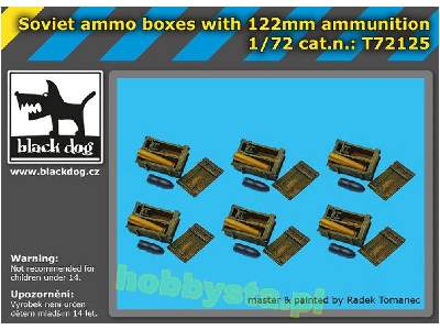 Soviet Ammo Boxes With 122mm Ammunition - zdjęcie 1